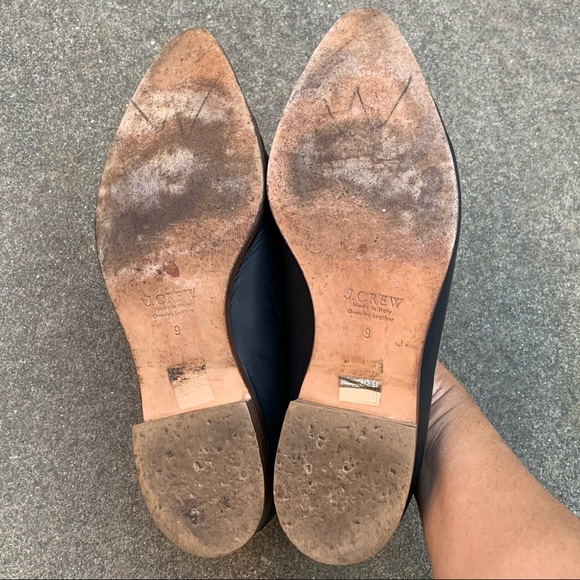 JCrew Calf Hair Genuine Leather Pointy Toe Loafers - Picture 9 of 15